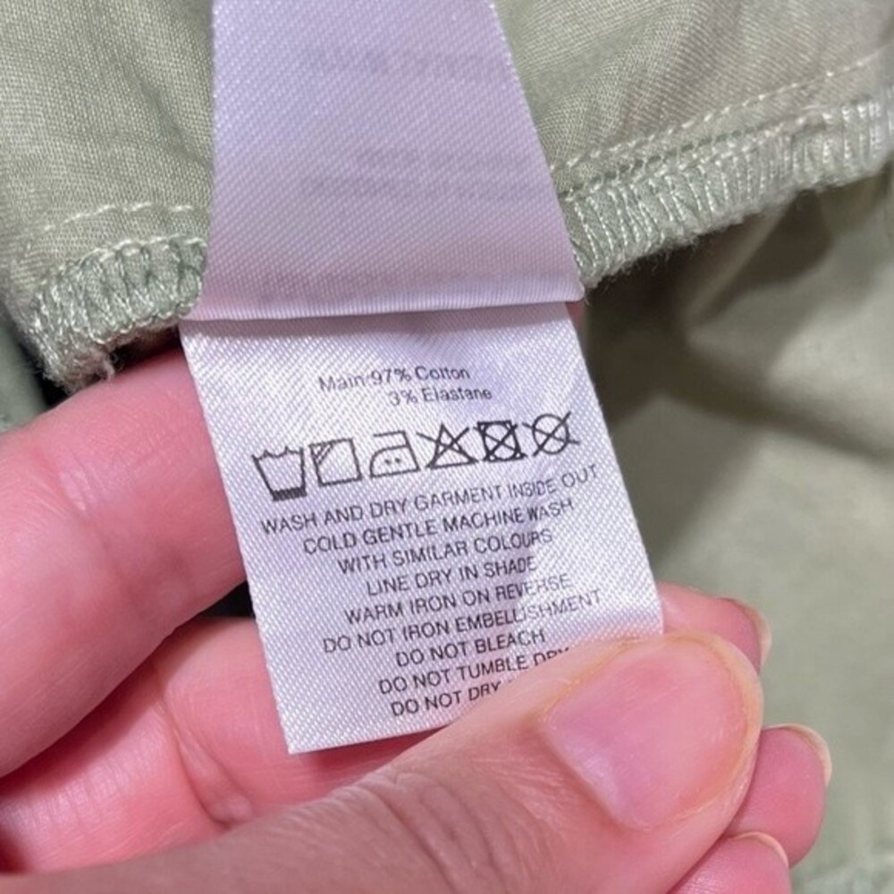 I. AM. GIA. Jetta Cargo Y2K 90s Pants in Matcha Green XS - Picture 16 of 16